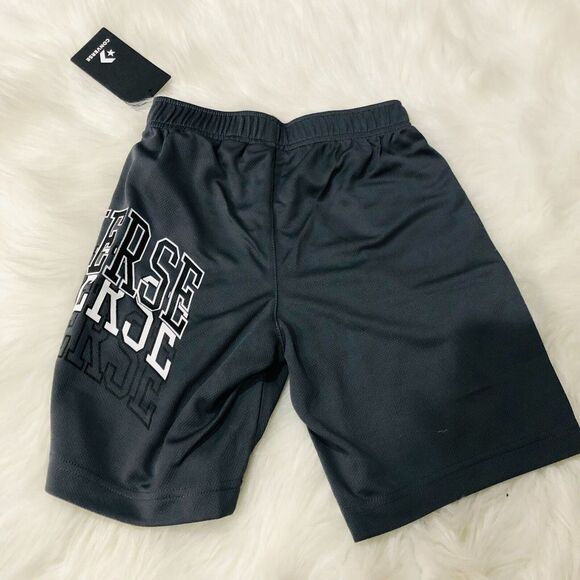Converse Boys Youth‎ Athletic Shorts Color Gray Size Small 8-10 Years NWT - Picture 4 of 4